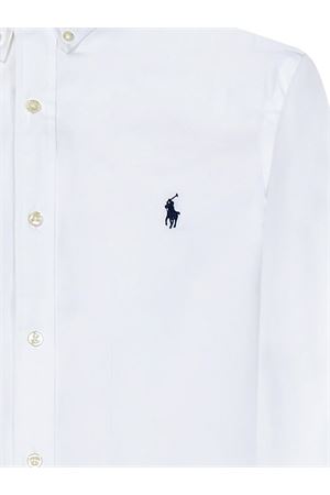 Camicia Polo Pony in cotone bianco RALPH LAUREN | 710928254002WHITE